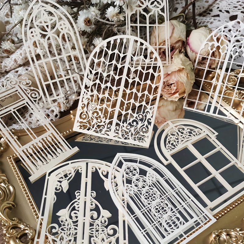 10 pcs Vintage Lace Hollow Mat - Ink Blotter Paper 评论和价格