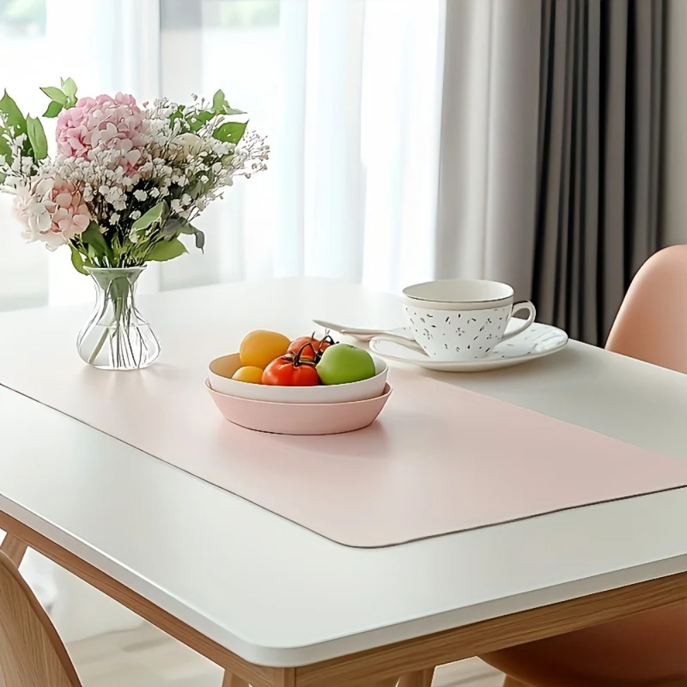 2026 1pc Large Faux Leather Mo - Leather Desk Pad 评论和价格