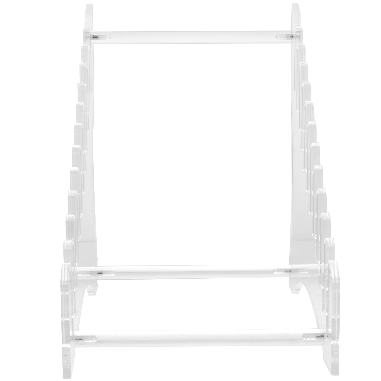 Tiered Acrylic Record Display  - Magazine Holder Rack 评论和价格