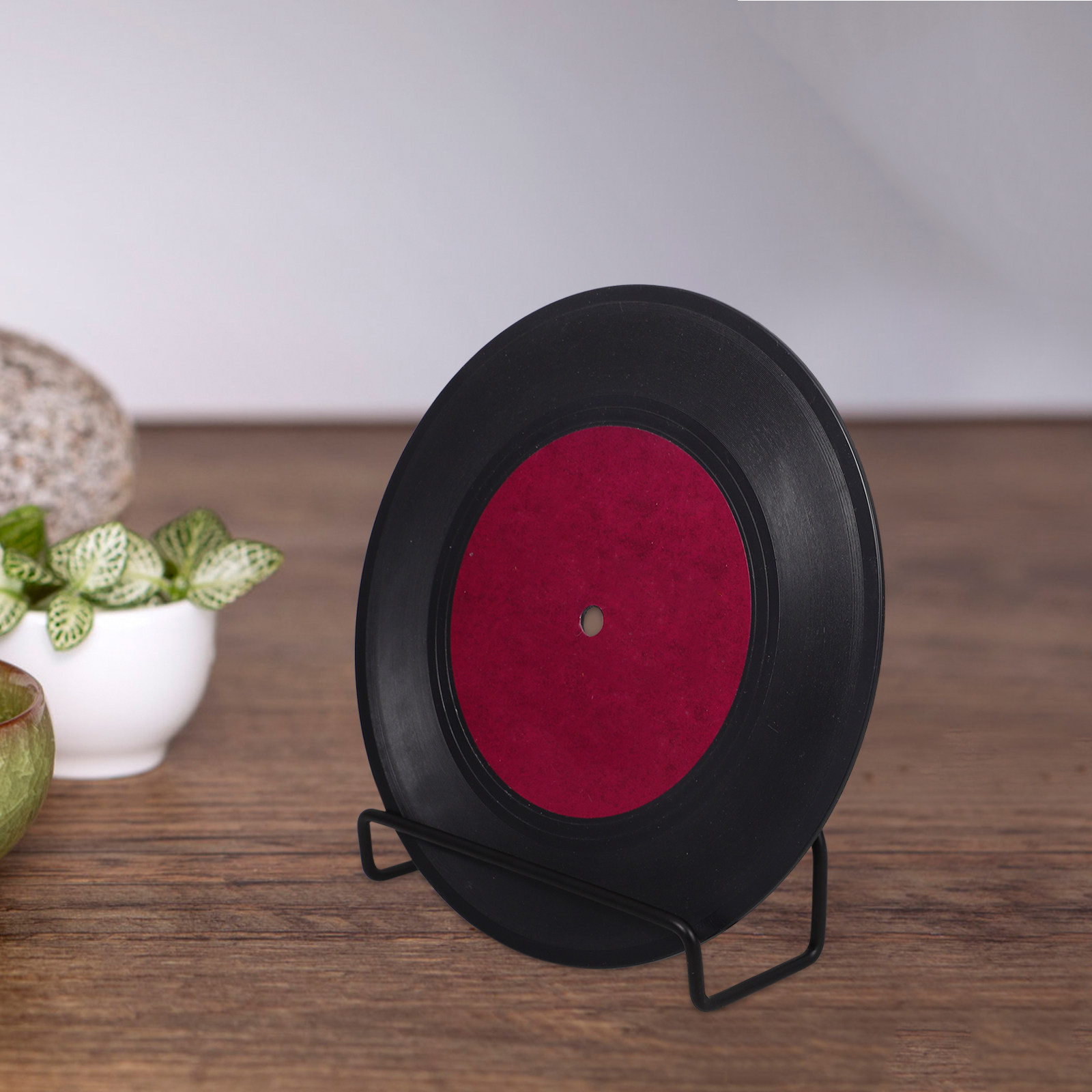 Wall Mounted Iron Vinyl Record - Magazine Holder Rack 评论和价格