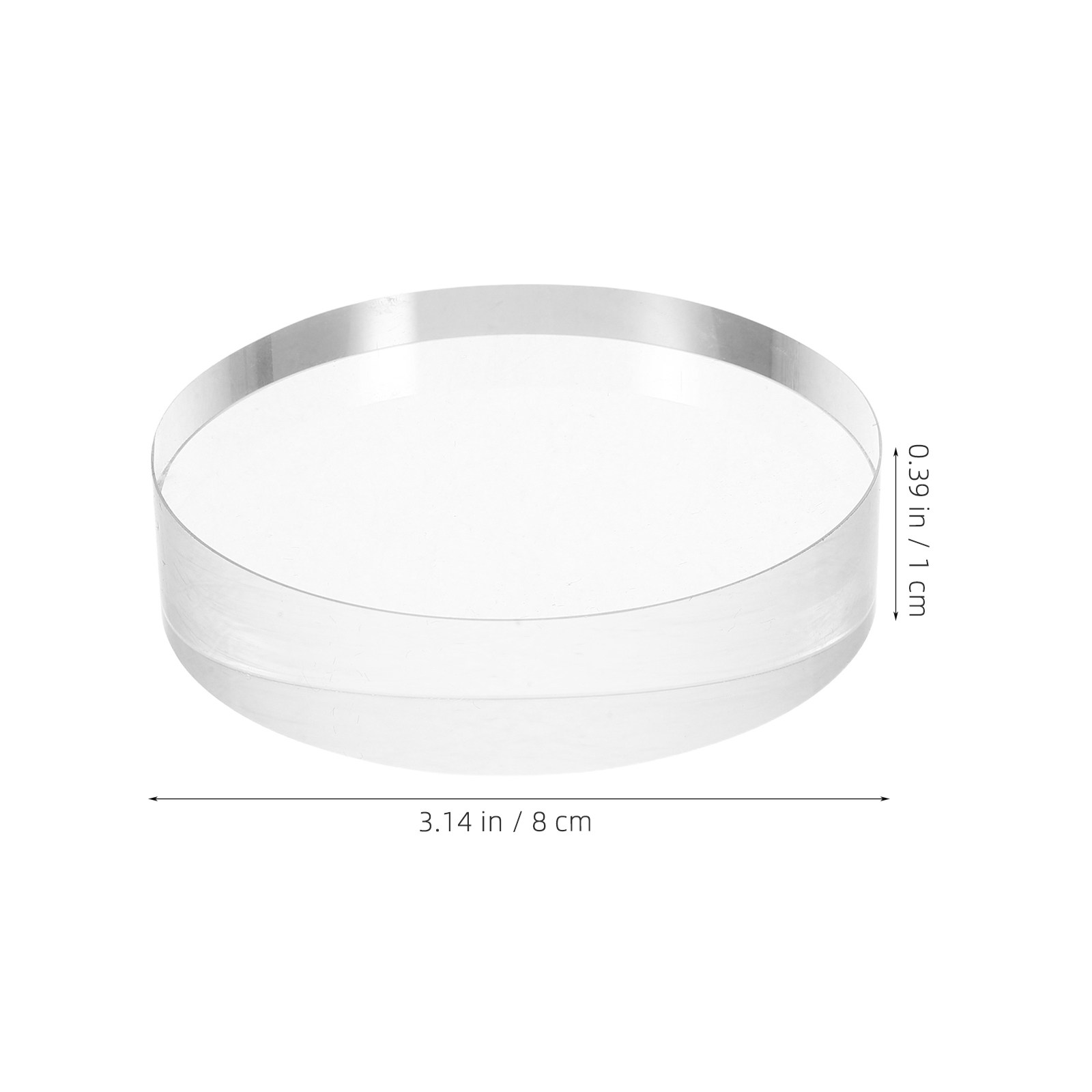 Clear Round Crystal Glass Pape - Paper Weight Crystal 评论和价格