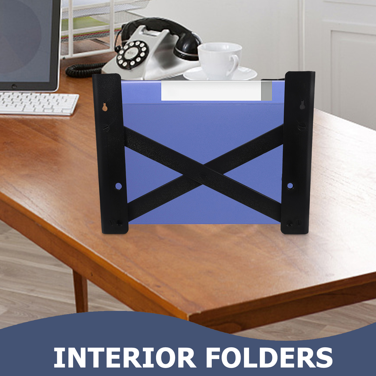 Plastic Desktop File Organizer - Magazine Holder Rack 评论和价格