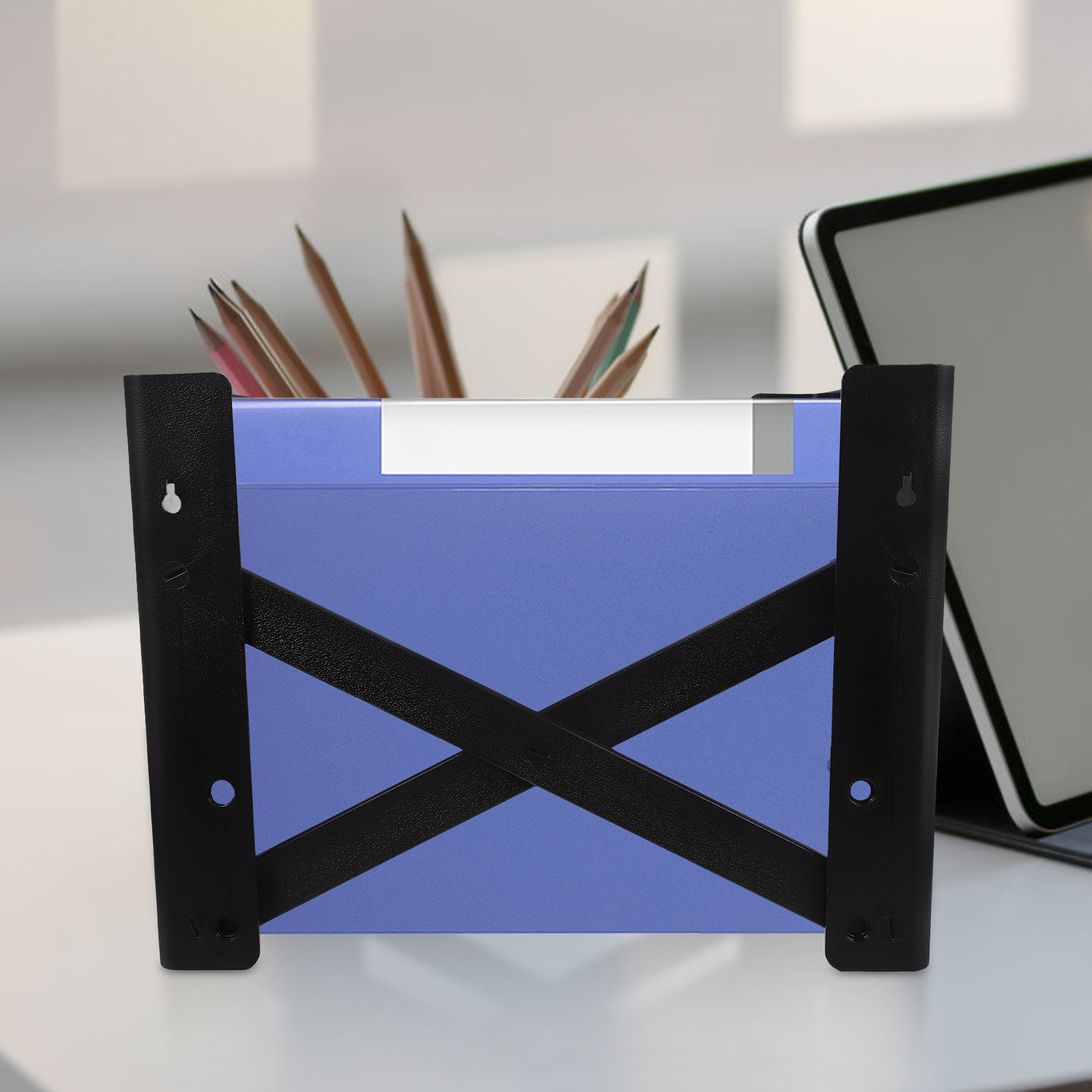 Plastic Desktop File Organizer - Magazine Holder Rack 评论和价格