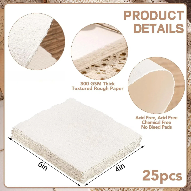 25 Sheets Watercolor Paper, 30 - Ink Blotter Paper 评论和价格
